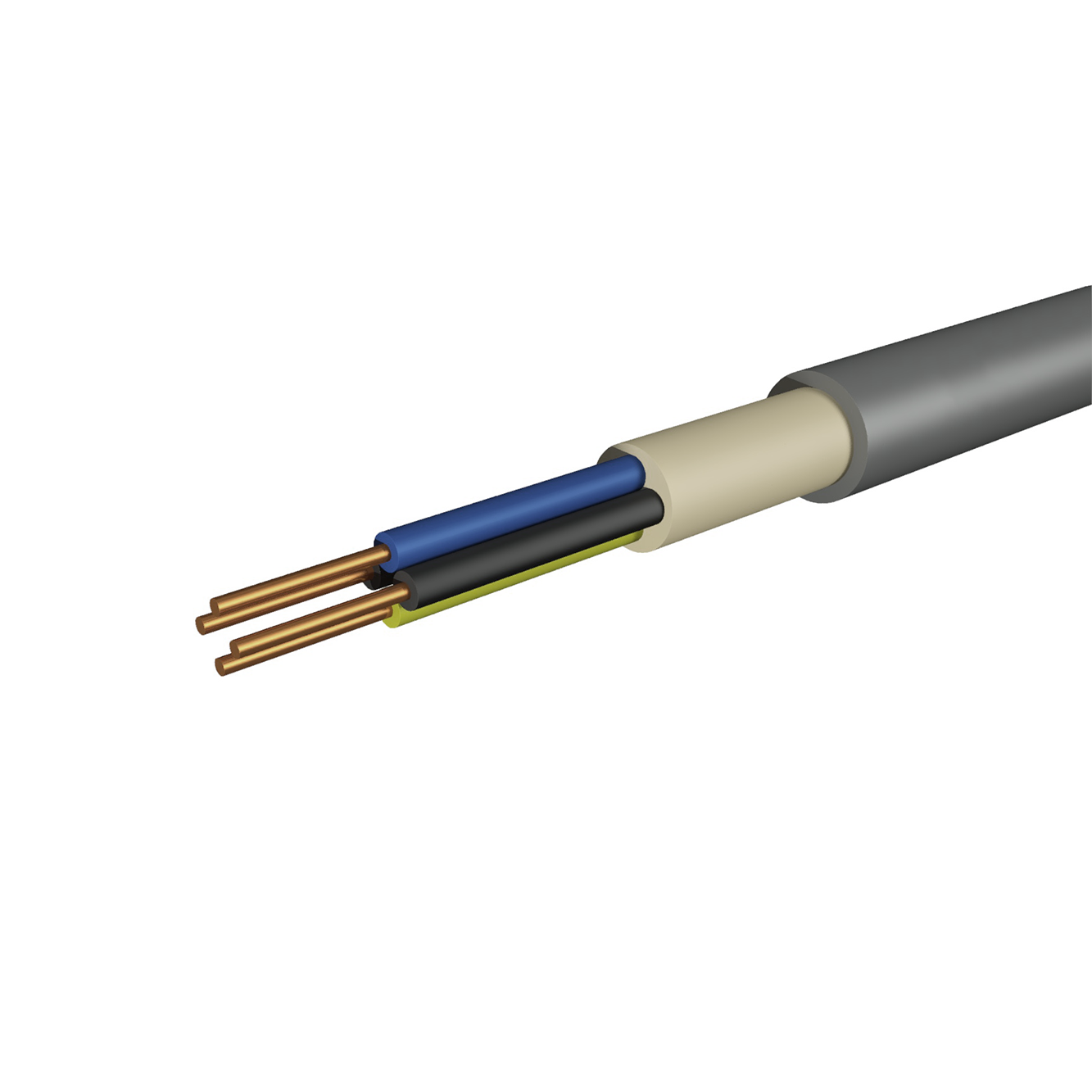 Elektrik kabeli GoksanKablo NYM–J 4 х 4