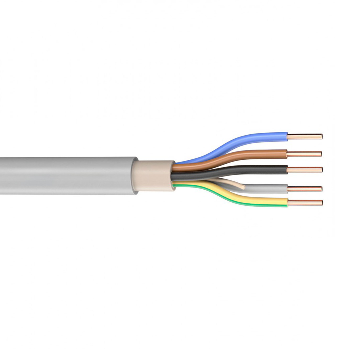 Elektrik kabeli GoksanKablo NYM–0 / 5 x 10